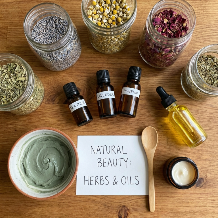 Herbs and Essential Oils in Beauty