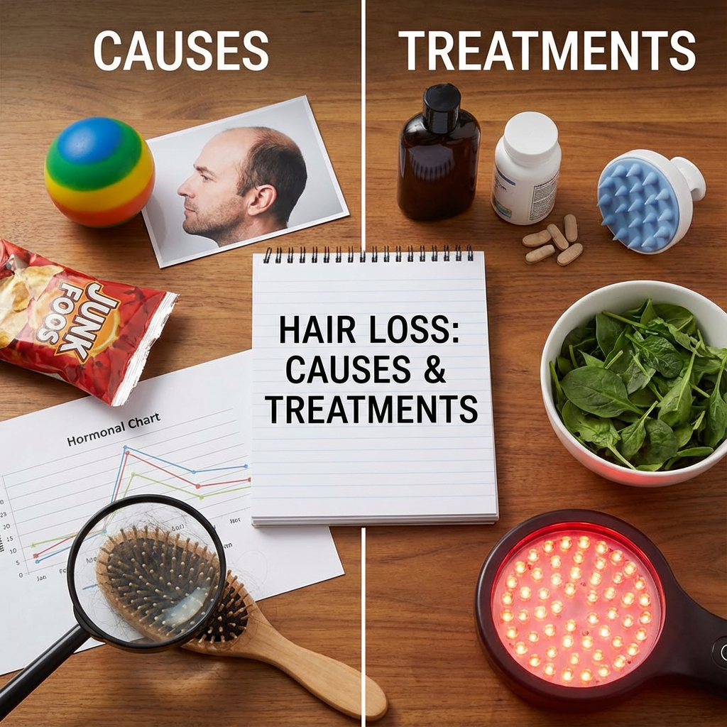 Causes of Hair Loss and Treatment Methods